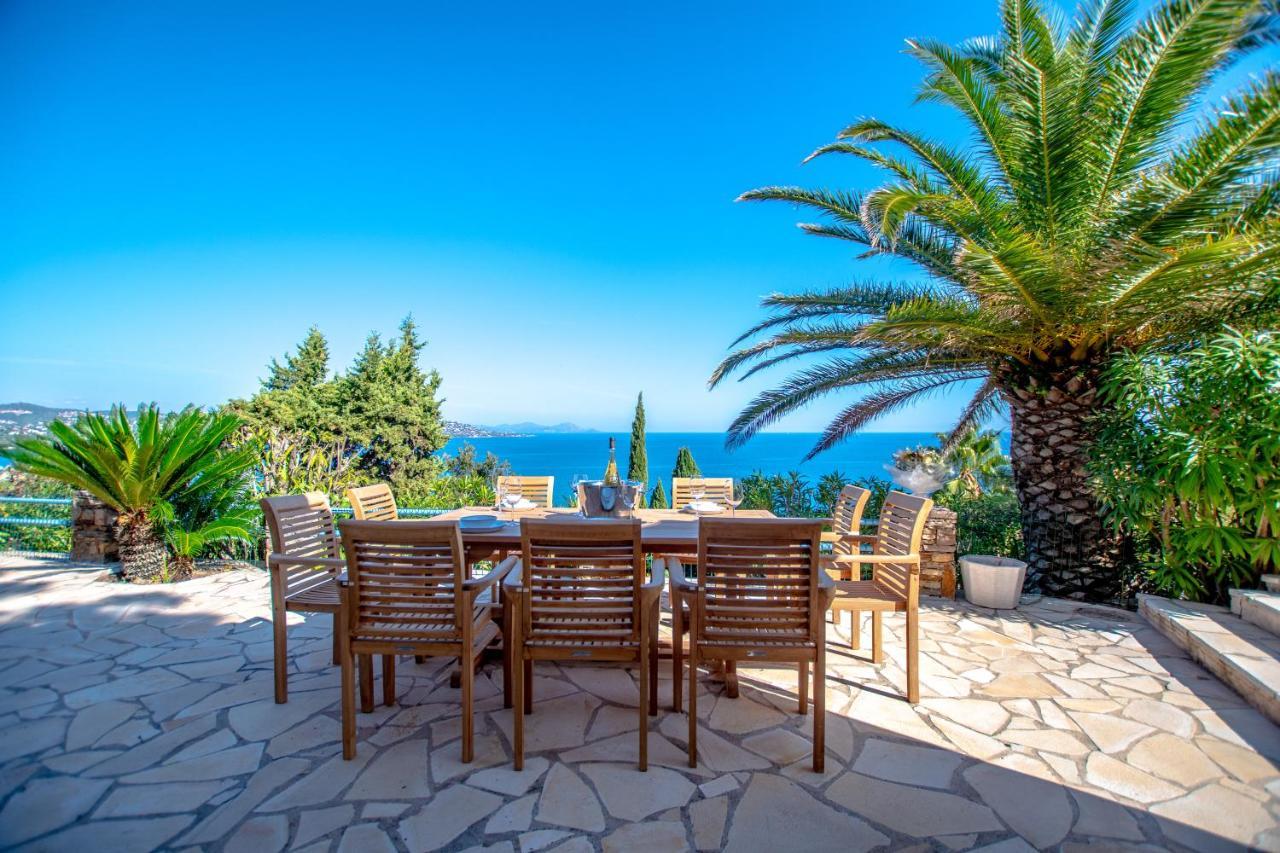 Superbe Villa, Incroyable Vue Mer, Piscine Chauffee, Climatisee Сент-Максим Экстерьер фото