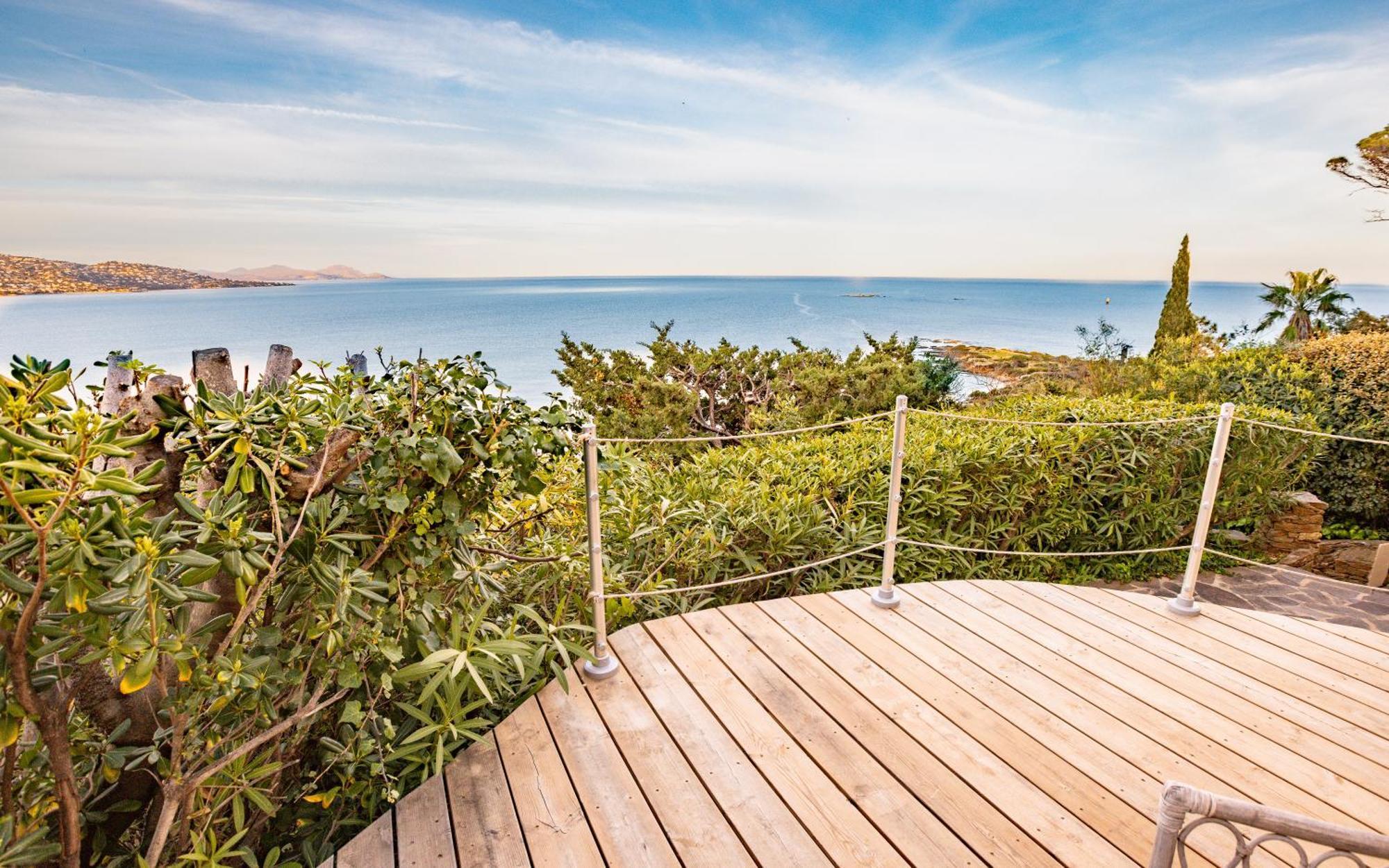 Superbe Villa, Incroyable Vue Mer, Piscine Chauffee, Climatisee Сент-Максим Экстерьер фото