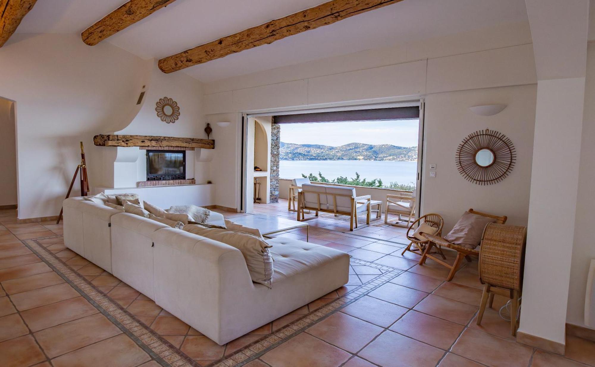 Superbe Villa, Incroyable Vue Mer, Piscine Chauffee, Climatisee Сент-Максим Экстерьер фото