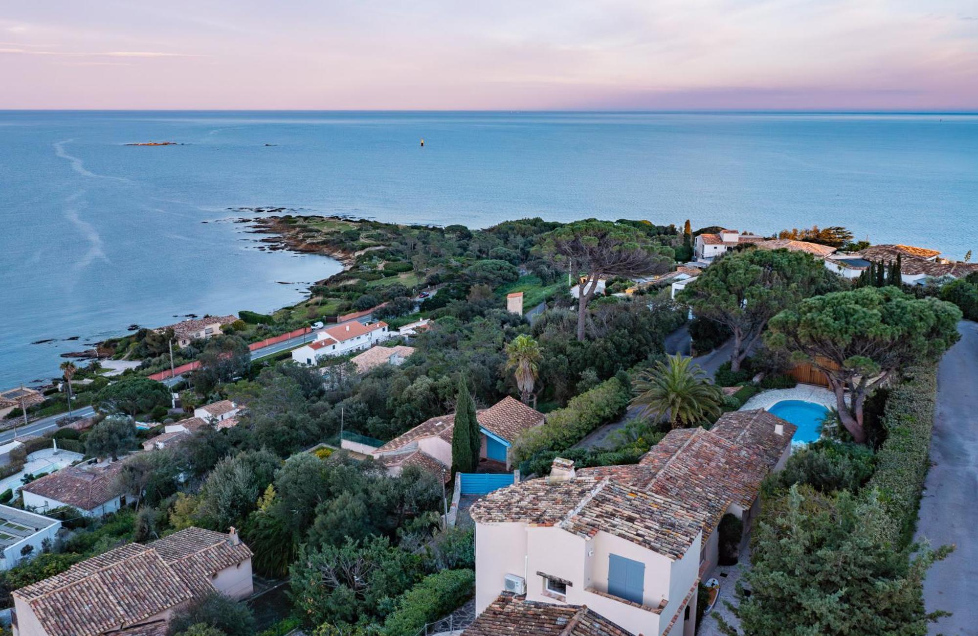 Superbe Villa, Incroyable Vue Mer, Piscine Chauffee, Climatisee Сент-Максим Экстерьер фото